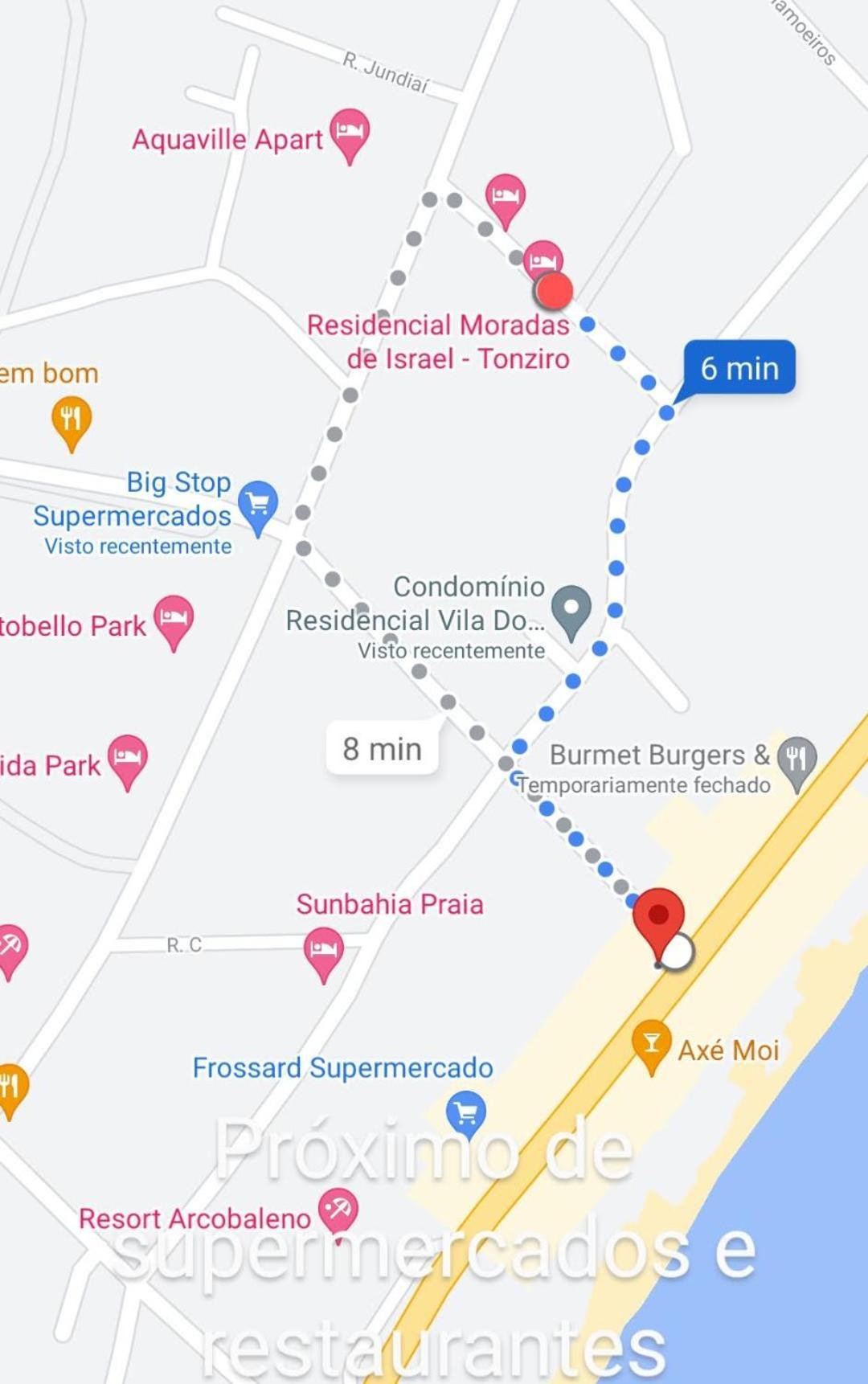 פורטו סגורו Casa Praia De Taperapuan Em Porto מראה חיצוני תמונה
