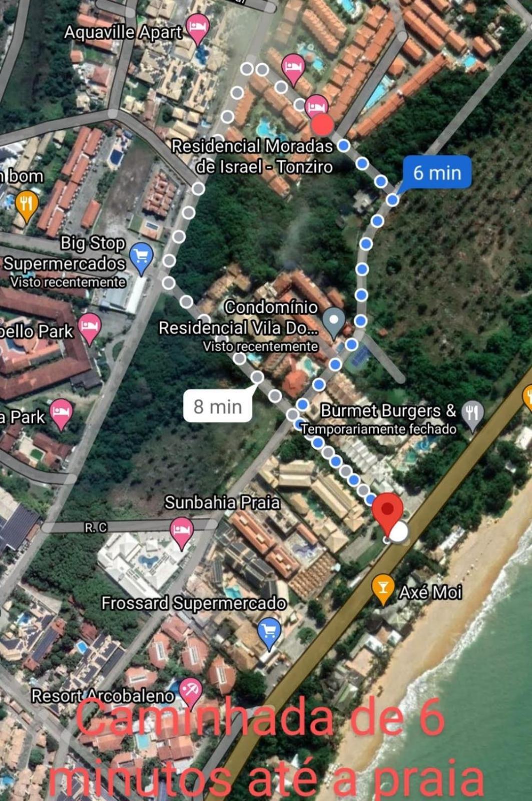 פורטו סגורו Casa Praia De Taperapuan Em Porto מראה חיצוני תמונה